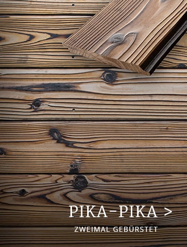 Surface and profile view of Pika-Pika Yakisugi