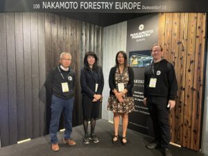 Unser Nakamoto Foresty Team an unserem Stand auf der Architect@Work Paris 2022
